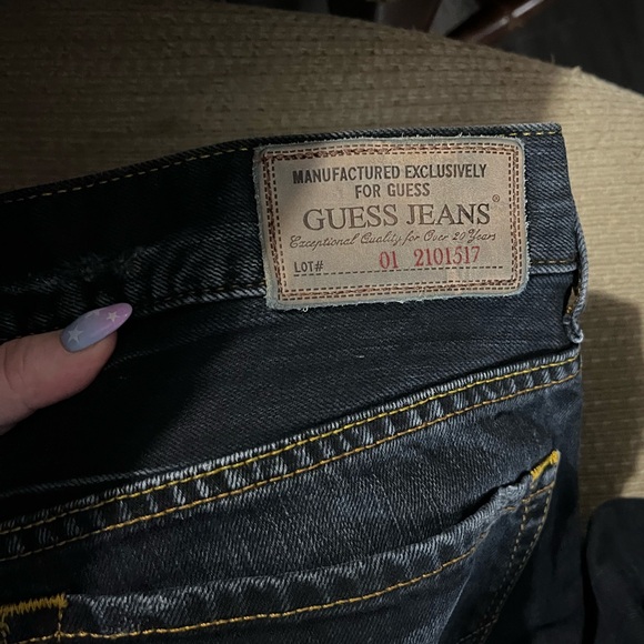 Guess Mens Cliff Boot Cut Jeans - Picture 4 of 5
